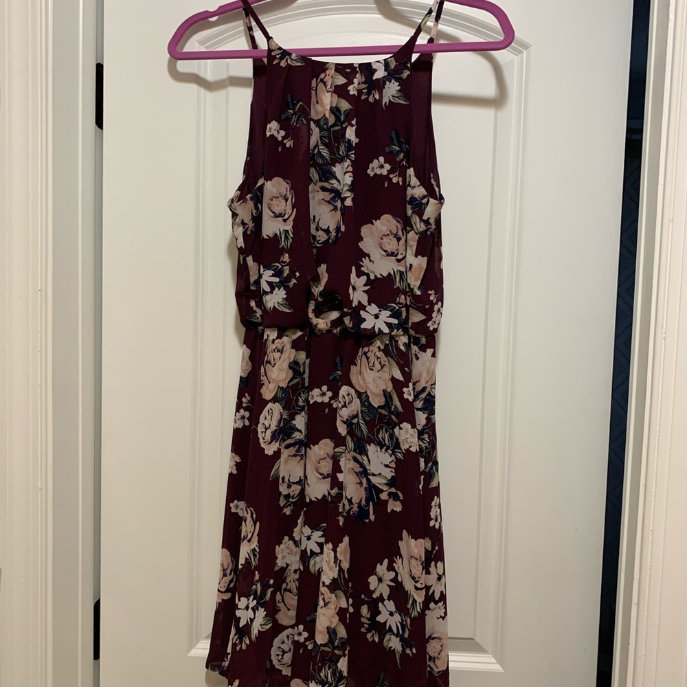 Light, polyester strap dress